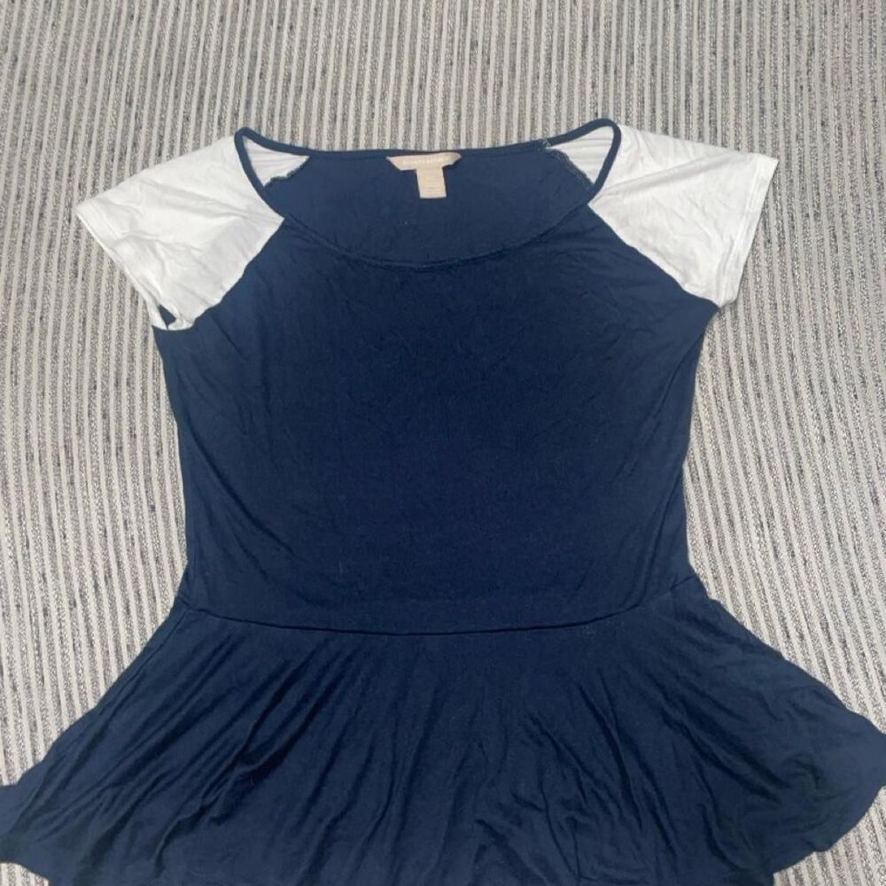 Banana-republic Women's Navy and Blue Blouse